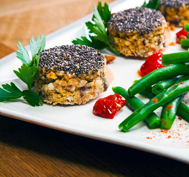 Mini burger veg