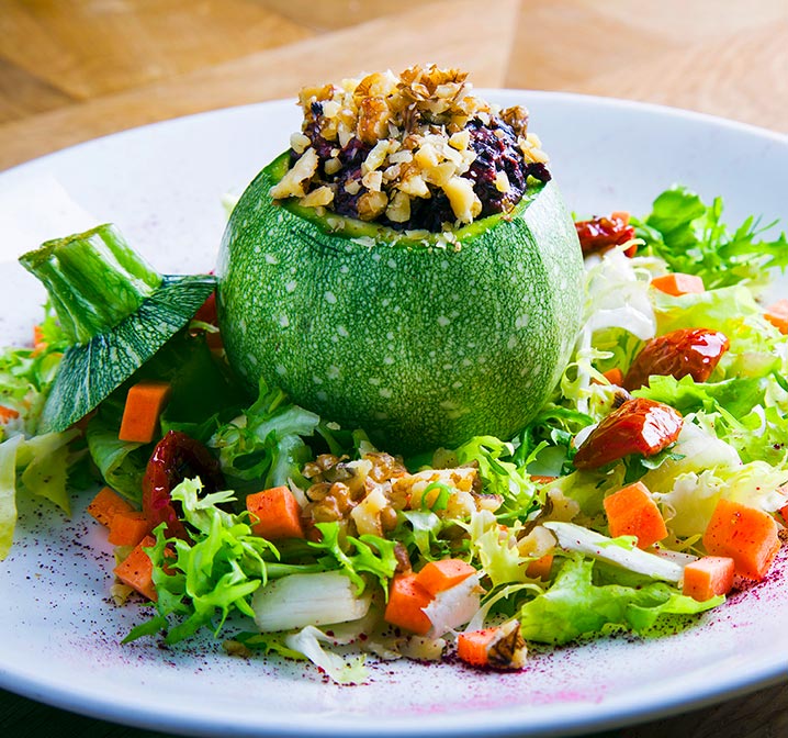 Zucchine bombetta vegetariane